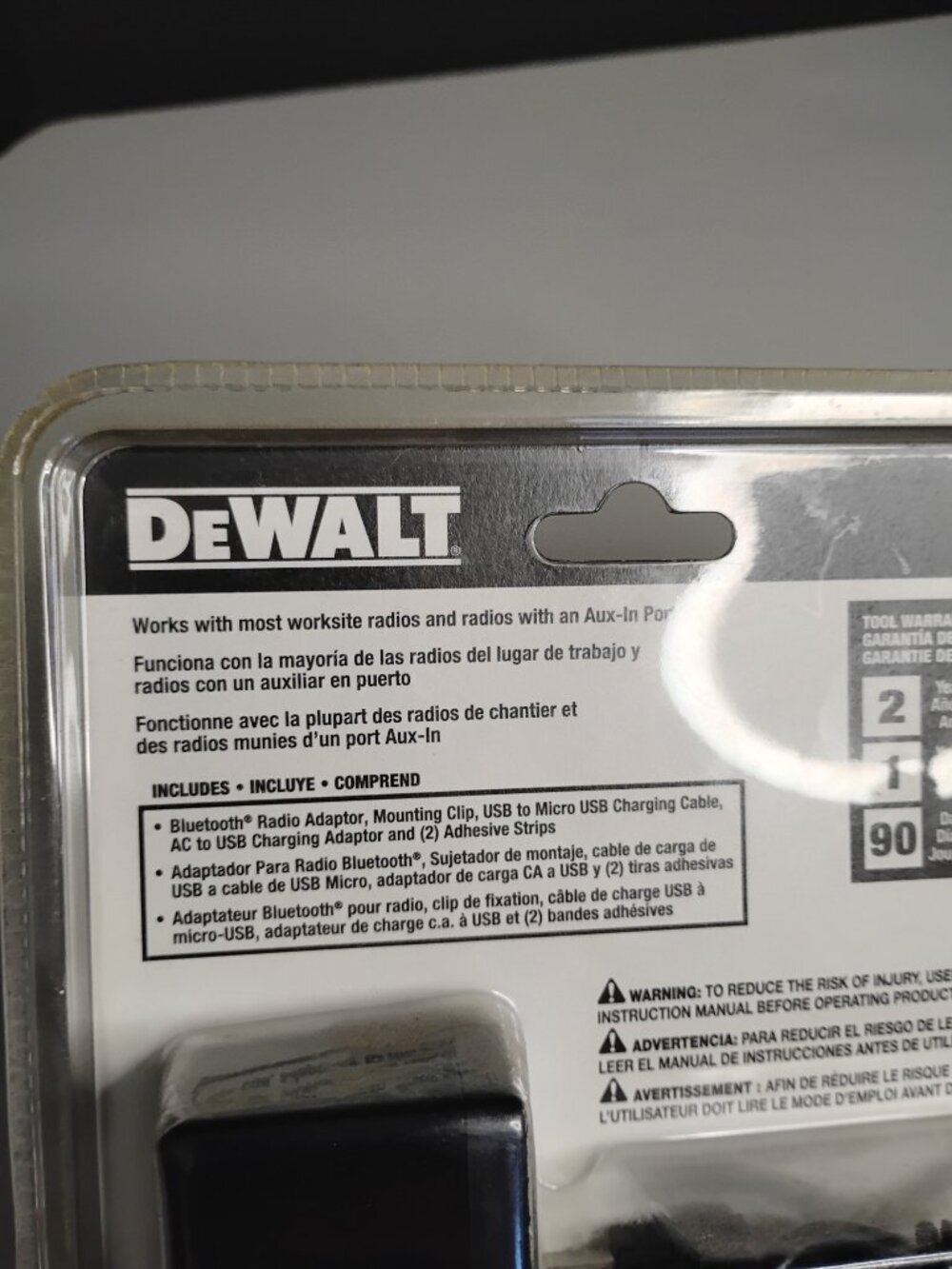 DeWalt Bluetooth Radio Adapter - Picture 7 of 9